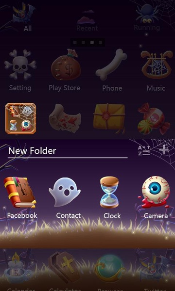 pumpkinhead GOLauncher EX Theme - Preview 2