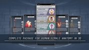 Female anatomy 3D realistic app screenshot 4