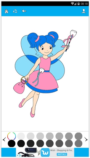 Pretty Girl Coloring - Preview 7