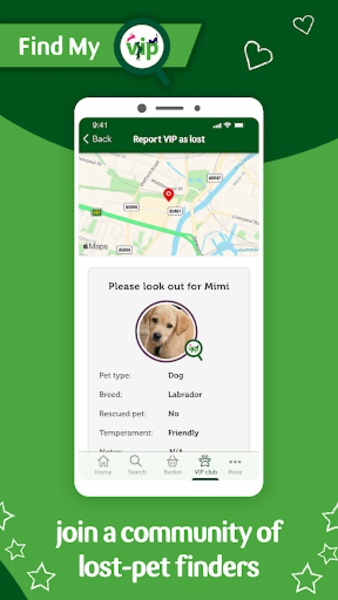 Pets at home orders find my vip