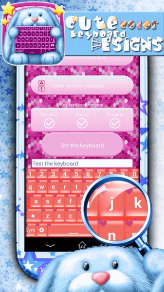 Cute Color Keyboard Designs - Preview 3