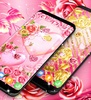 Pink Rose gold live wallpaper screenshot 5