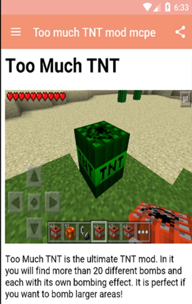 Too much TNT mod mcpe - Preview 2