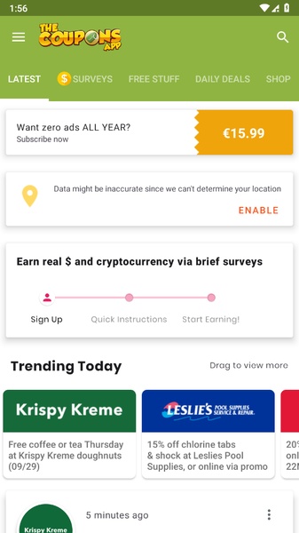 The Coupons App - Preview 2