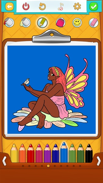 Fairy Coloring Pages - Preview 3