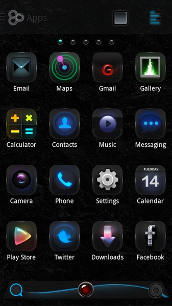 Black Elf GO Launcher Theme - Preview 3