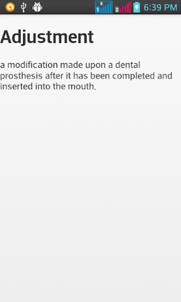 Dental Dictionary App - Preview 1