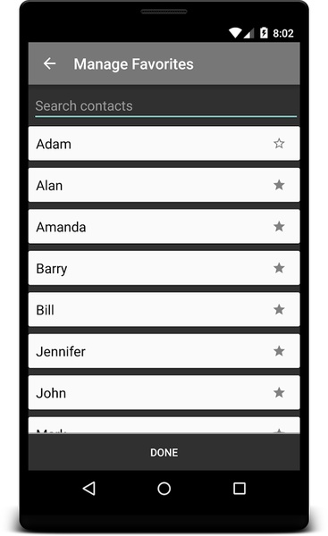 Favourite Contacts - Preview 20