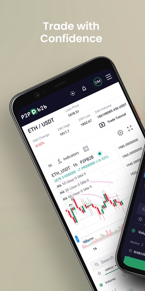 P2PB2B Cryptocurrency Exchange - Preview 1