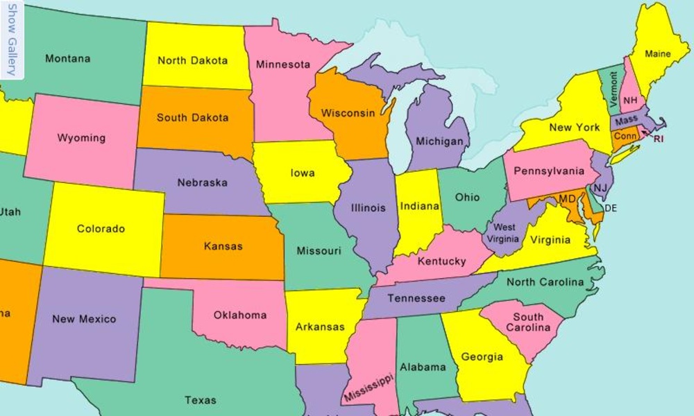 USA Map Puzzle - Preview 3