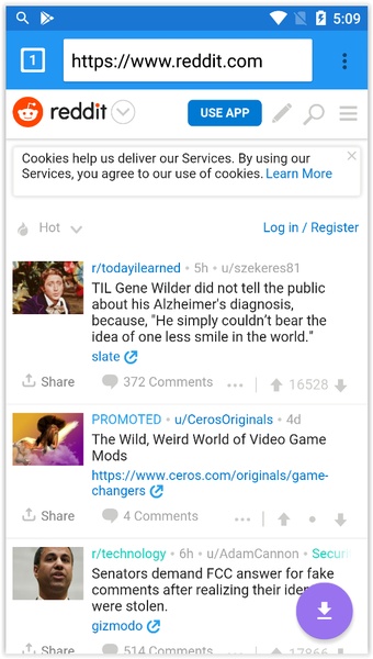 VivoBrowser - Preview 5