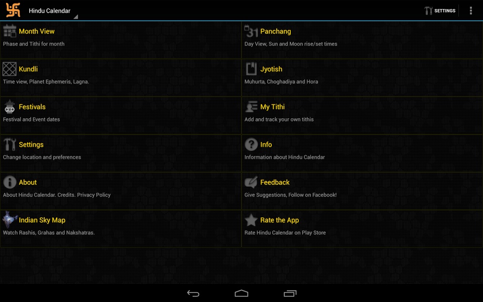 Hindu Calendar for Android - Download the APK from Uptodown