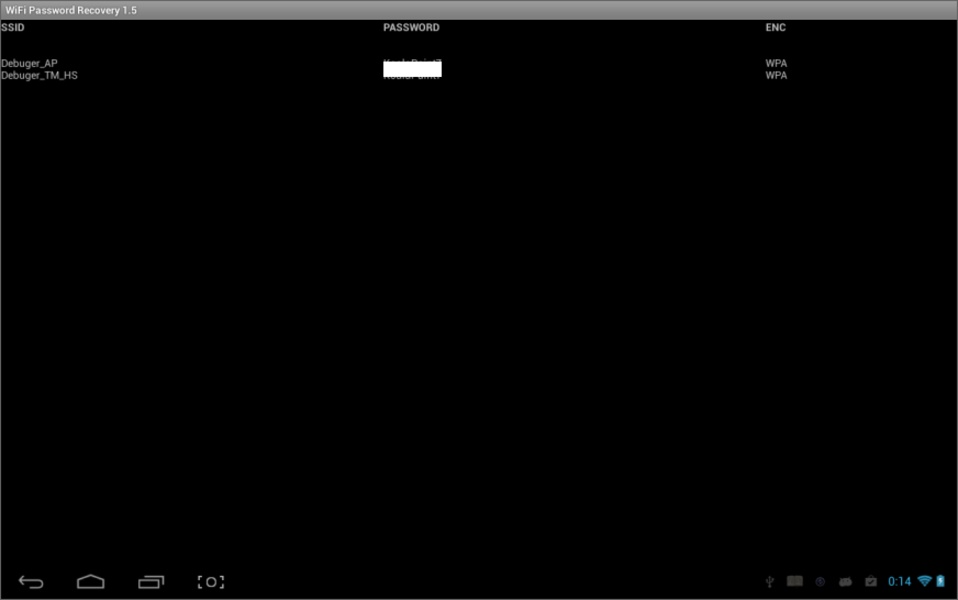 WiFi Password Recovery 2.1 - Preview 1