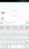 GO Keyboard Flat White Theme screenshot 5