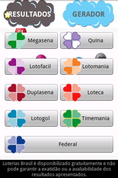 Loterias Brasil - Preview 2