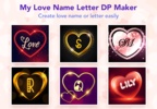 My Love Name Letter DP Maker screenshot 8