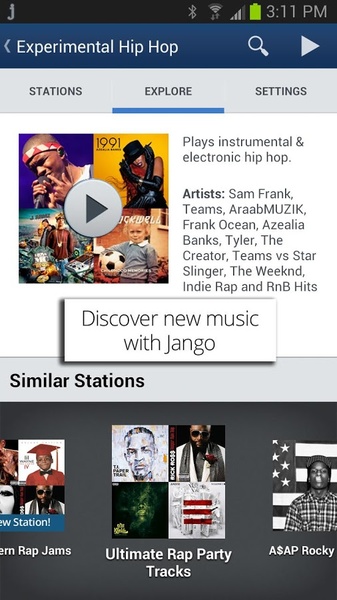 Simple Minds on Jango Radio