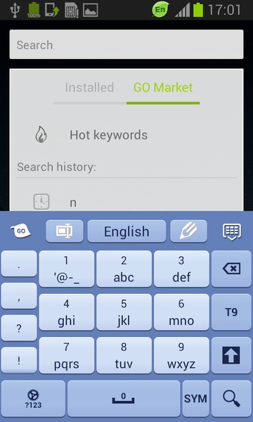 Keyboard for Galaxy Note 3 - Preview 1