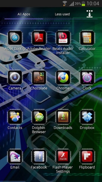 ADW Tech Theme - Preview 5