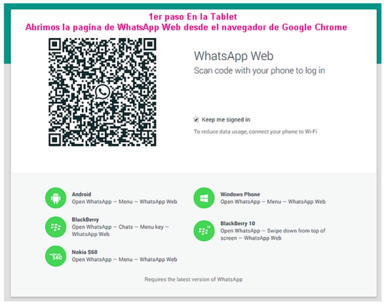 Tablet Whats Web - Preview 3
