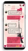 SMS Theme Love Paris - pink screenshot 8