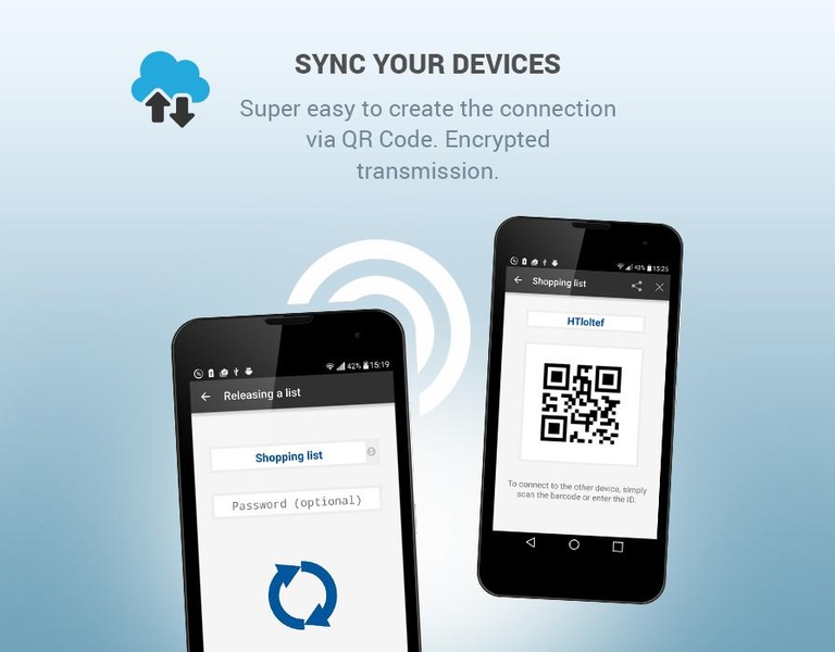 Shopping list with voice input - Preview 1