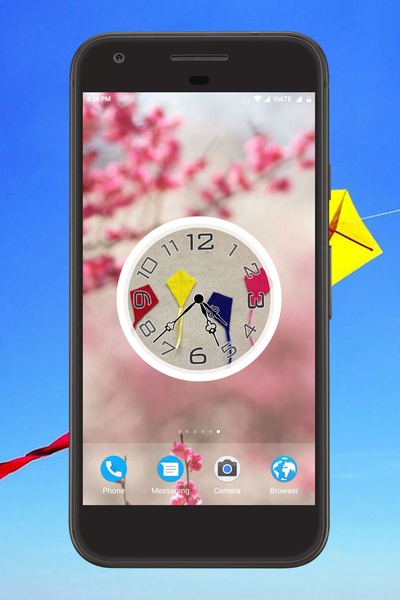 Kite Clock Live Wallpaper - Preview 3