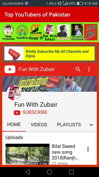 Top YouTubers of Pakistan - Preview 1