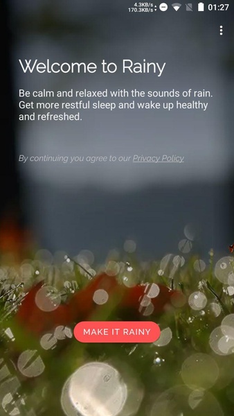 Rainy App - Preview 1
