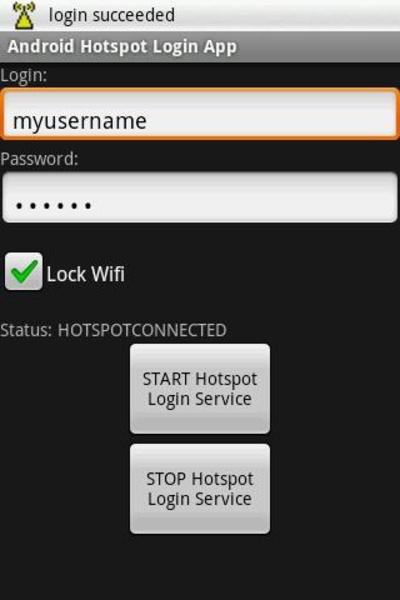 Android Hotspot Login - Preview 2