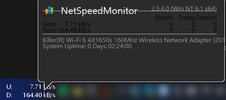 NetSpeedMonitor screenshot 1