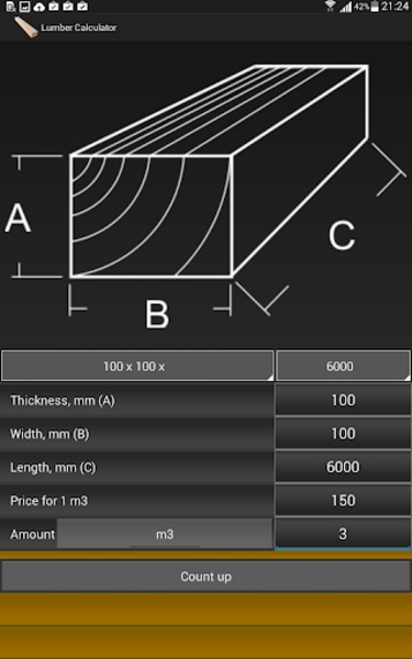 Lumber Calculator - Preview 4
