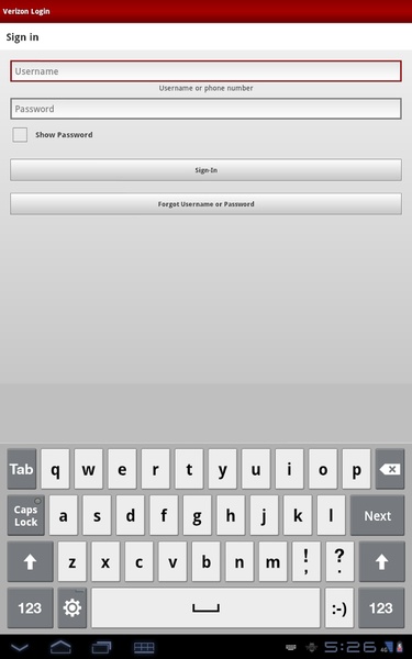 Verizon Login - Preview 1