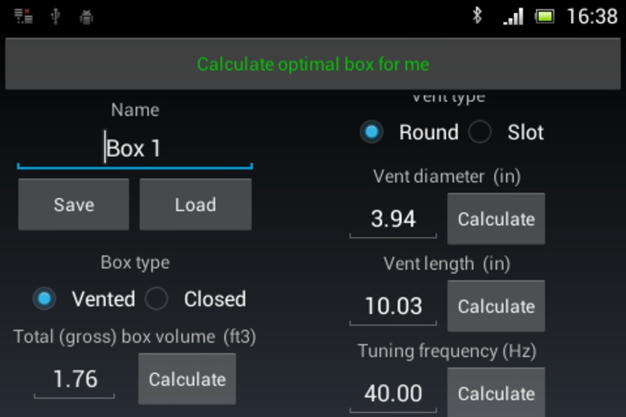 Woofer Box Calculator - Preview 5