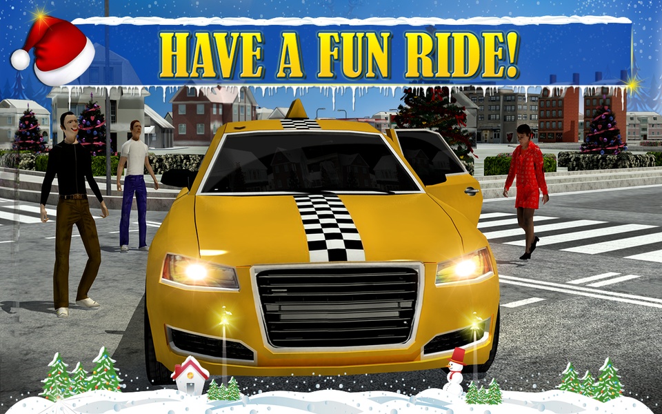 Christmas Taxi Duty 3D - Preview 6