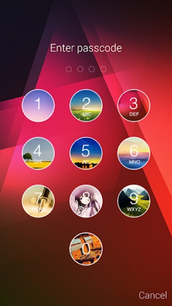 Folding Keypad Lock screen - Preview 4