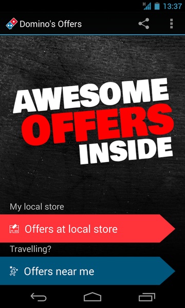 Dominos Offers - Preview 1