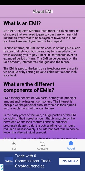 Easy EMI Calculator - Preview 6