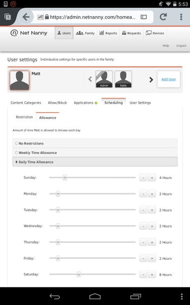 Net Nanny Parental Controls Browser - Preview 5