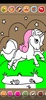 Coloring book unicorn glitter screenshot 1