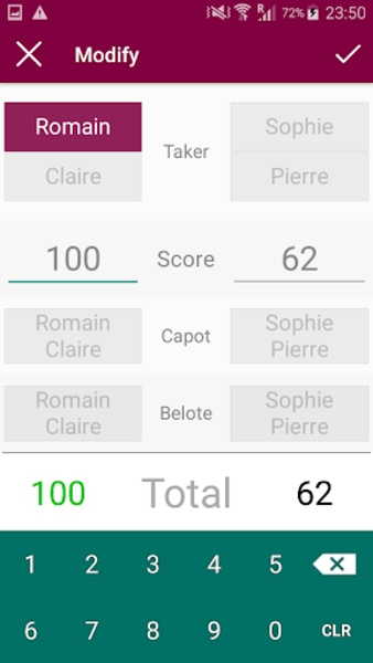 Belote Score - Preview 6