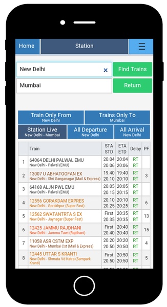 Running Train Status Live - Preview 2