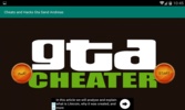 Cheats and Hacks Gta Sand Andreas screenshot 1