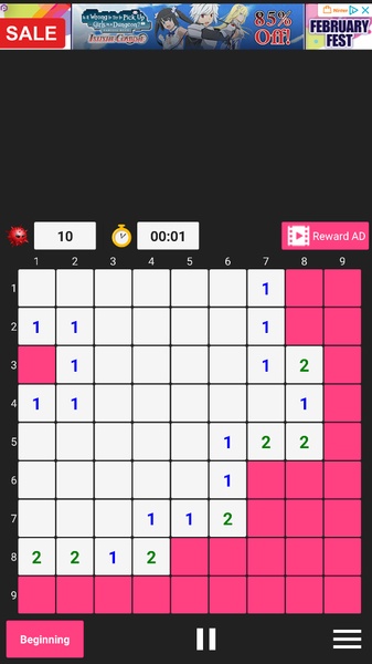 Minesweeper game - Preview 8