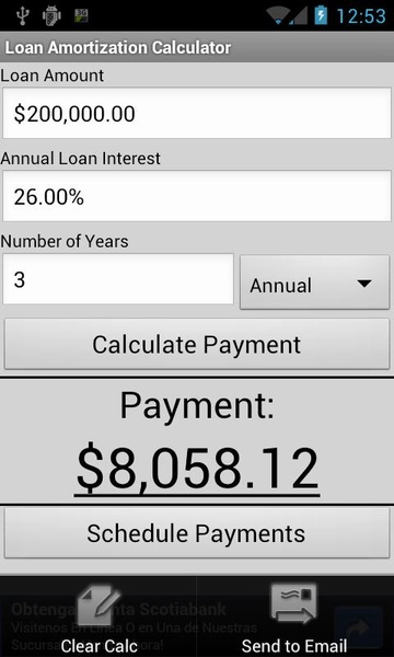 Loan Amortization Calc - Preview 1