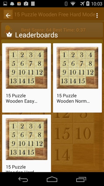 15 Puzzle Wooden Free - Preview 4