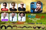 Men Hairstyle Photo Editor : Mustache - Beards screenshot 6