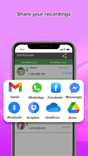 Phone Call Recorder - Preview 1