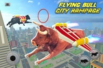 Flying Angry Bull City Attack screenshot 6