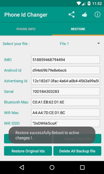Device Id Changer Free - Preview 2